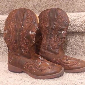 Roper Little Kids Boots Rhinestones Size 13